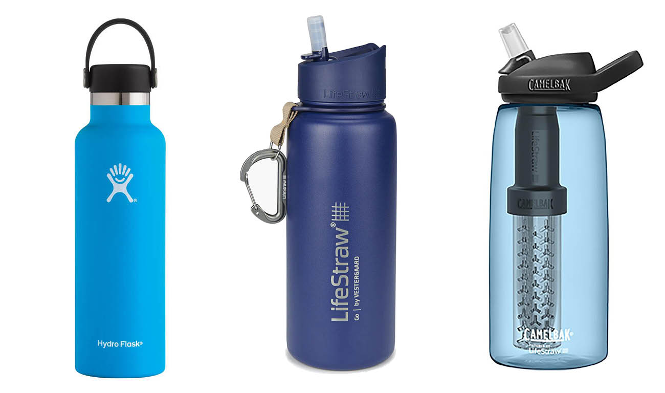 Hiking water bottle on sale